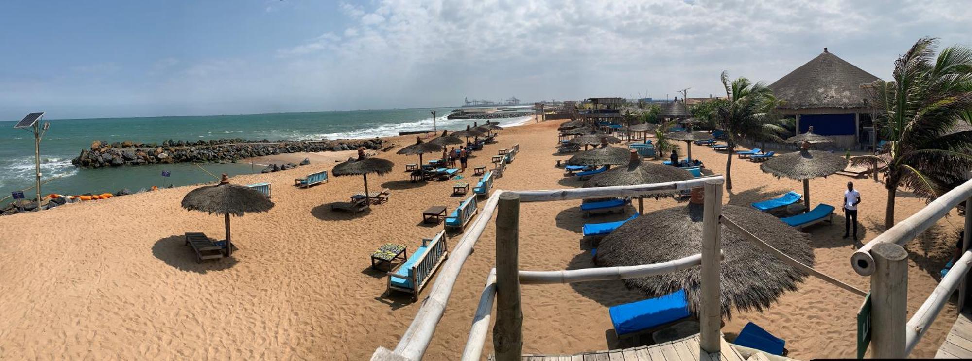 Marcelo Beach Club Hotel Lome Bagian luar foto